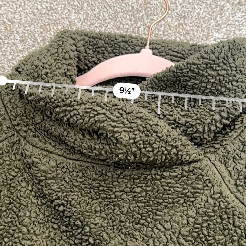 Nike Green Fleece Jacket/ Pullover - Picture 12 of 15